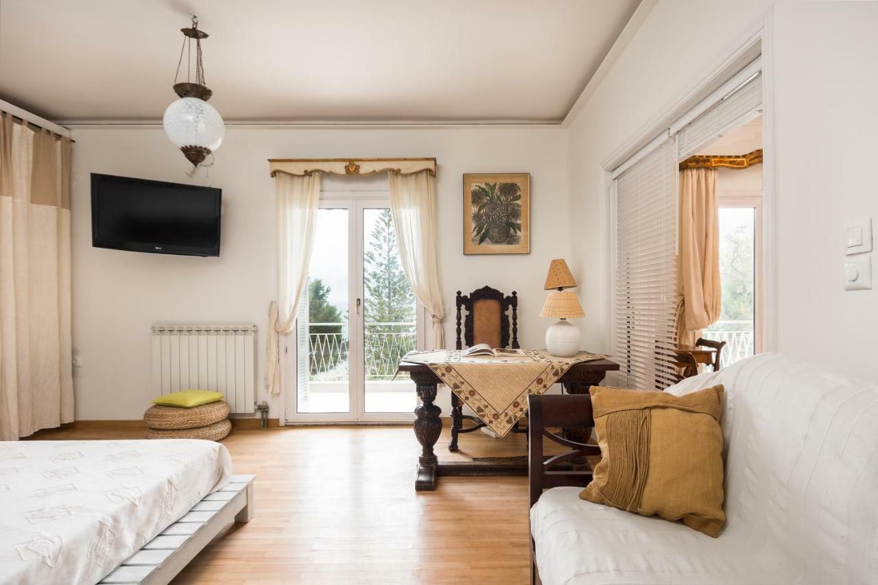 Classy Lux Apt W/ Sea View, Garden, Parking Corfu  Exterior foto